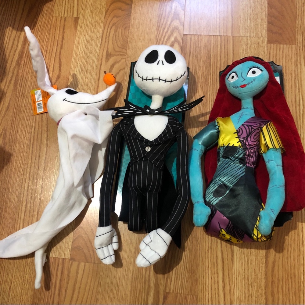 The nightmare before Christmas plush dolls